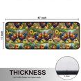 thumbnail image 5 of Kitchen Rugs Sets Of 2,Green Chicken Sunflower Pattern Anti Fatigue Kitchen Mat Rugs Non Slip Washable,Decorative Kitchen Floor Mats for Kitchen,Sink,Laundry,17"x47"+17"x47", 5 of 5
