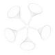 thumbnail image 5 of 5pcs 60mm Embudo de plástico Cuello largo Multiuso Separador de líquido Embudo para la escuela Hogar Hospital Laboratorio, 5 of 6