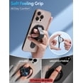 thumbnail image 3 of Soporte magnético GripMate MagSafe para celular, aro de agarre negro, 3 of 6