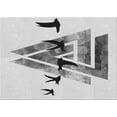 thumbnail image 1 of Ahgly Company Indoor Rectangle Patterned Battleship Gray Area Rugs, 7' x 10', 1 of 6