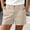 Beige, variant on OGLCCG Womens Shorts High Waisted Button Wide Leg Beach Shorts for Women Lightweight Cute Dressy Lounge Shorts with Pockets