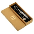 thumbnail image 1 of Marcadores de Pluma de Metal Uxcell con Colgante Blanco, Embalaje en Caja de Regalo, Rosa, 1 of 7