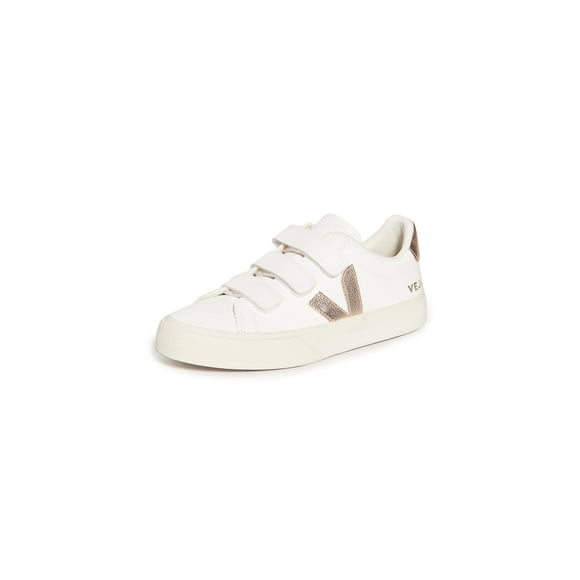 Veja Women's Recife Logo Sneakers, Extra/White/Platine, 7 Medium US