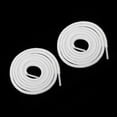 thumbnail image 3 of Dalazy Lacets Ronds pour Chaussures Athlétiques pour Espadrilles Sport Course Chaussure Blanc, 3 of 9