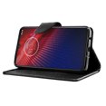 thumbnail image 4 of FINCIBO Kickstand Card Holder Magnetic + Flap Wallet Pouch Cover Case for Motorola Moto Z4 6.4", Black Composition Book, 4 of 4