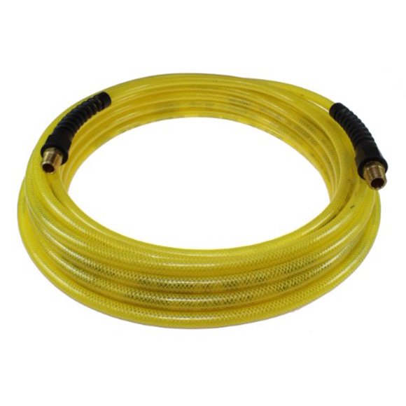 Coilhose Pneumatics PFE51004TY Flexeel Reinforced Polyurethane Air Hose, 5/16-Inch ID, 100-Foot Length with (2) 1/4-Inch MPT R