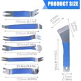 thumbnail image 2 of Car Repair Pry Plate Tools,7PCS Auto Trim Removal Tool Kit,Plastic Pry Tools for Car Door Panel Clip,Stainless Steel Fastener Removal,Car Door Clip Panel & Audio Dashboard Dismantle(Blue), 2 of 6