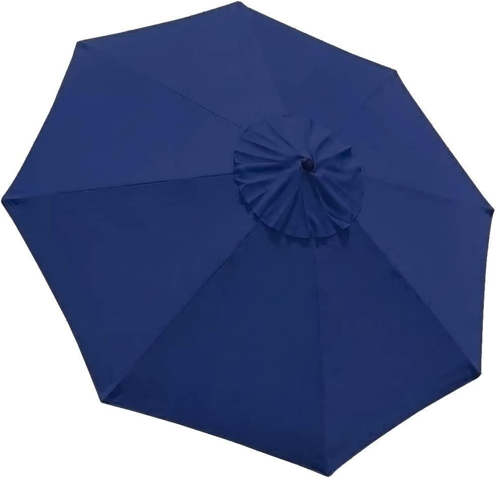 EliteShade Navy Blue Replacement Canopy for Round 9FT Patio Umbrellas