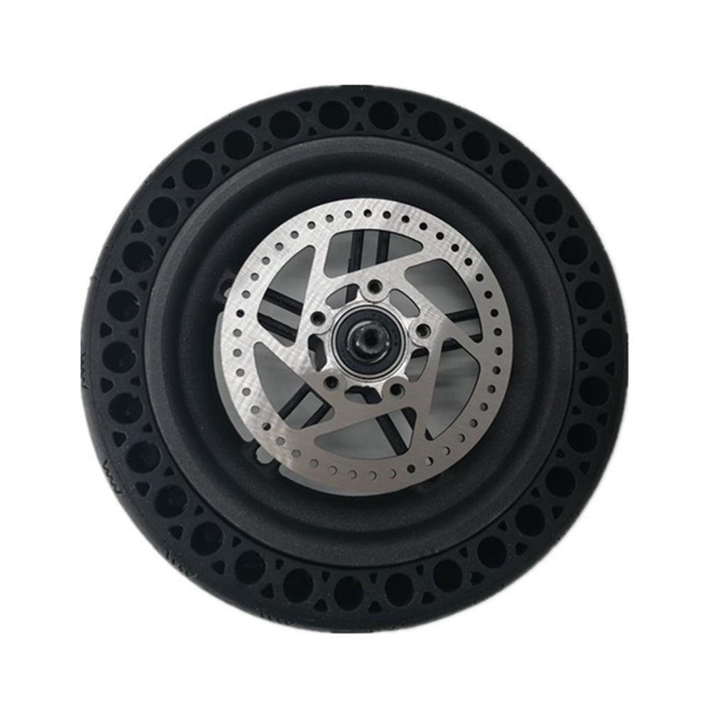 Scooter Rear Tire 8.5 Inch Honeycomb Explosion-Proof Outer Tire Wheel Hub Disc for M365 Black 