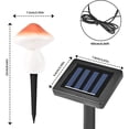 thumbnail image 3 of Luces Solares De Hongo Luces De Hongo Al Aire Libre Luz De Cadena Impermeable Luces De Paisaje Lindo Camino Luz De Estaca De Jardín Scienceny HA035822-00, 3 of 6