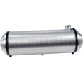 thumbnail image 3 of JSD 11 Gallon Round Spun Aluminum Hotrod Streetrod Fuel Cell Tank 10 x 33 Inch End Fill 1/4" NPT Outlet, 3 of 8