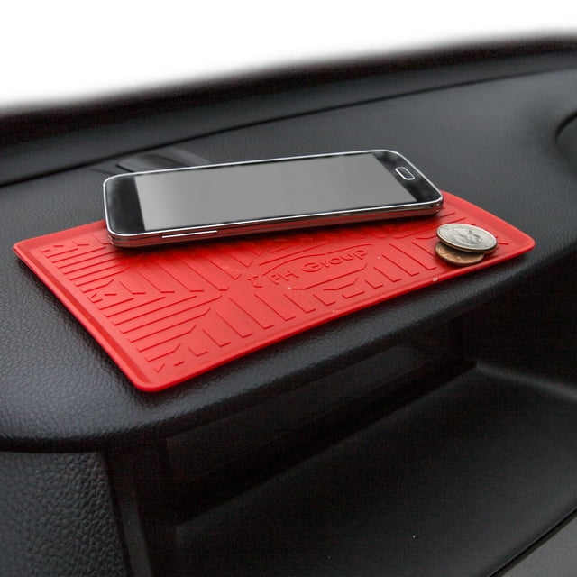 FH Group, Silicone Auto Dash Mat Anti-Slip Smartphone iPhone Galaxy Coin Grip 14 Colors