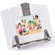thumbnail image 1 of RV Soporte para libros de cocina con clips para lectura con manos libres, nivel de ojos antideslizante y ajustable, soporte para recetas adecuado para libros de cocina, partituras Sailing Electrónica, 1 of 5