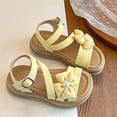 thumbnail image 5 of Gubotare Girls Dress Shoes Boys Girls Sandals Open Toe Summer Outdoor Unisex Child Sport Sandals Athletic Lightweight Toddler Little Kid Big Kid Size 13.5 (Yellow,Little Kids 13.5), 5 of 9