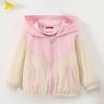 thumbnail image 3 of MexChoioe Kids Zip Up Hooded Outerwear Color‑Blocked Windbreaker Jacket Long Sleeve with Pockets Breathable Fall Travel Everyday Coat for Boys, 3 of 6