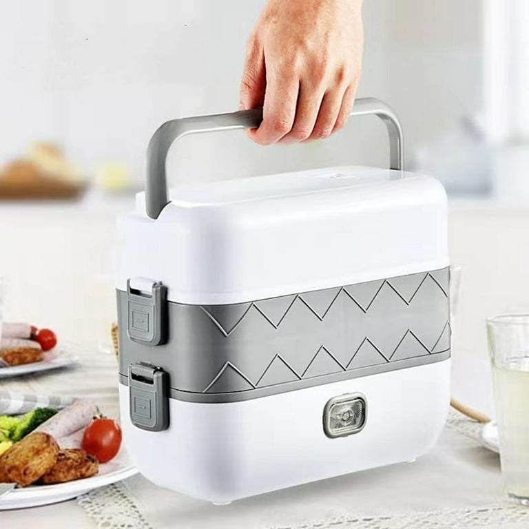 USB Rechargeable Electric Heated Lunch Boxes 304 Stainless Steel