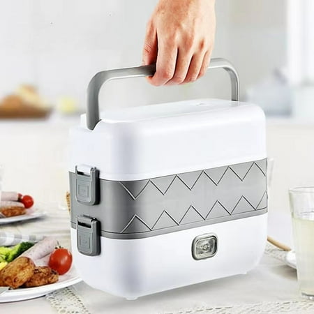 

Yedhsi Electric Lunch Box Portable Food Warmer Heater Faster Heated Lunchbox 110V For Office Home Heating Microwave With 304 Stainless Steel Bowl Kitchen & Dining