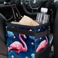 thumbnail image 6 of Flamingo Foldable Car Trash Can with Lid, Leak-Proof, and Hanging Storage Bag - Car Garbage Can, Car Trash Can, Trash Can for Car, 6 of 6