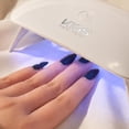 thumbnail image 4 of KISS NEW YORK GELUV Gel Lamp, Mini UV LED Nail Lamp for Gel Polish, 6W Portable USB Curing Light with 60S/120S Timer, 365+405nm Nail Dryer for DIY At-Home Manicure, White, 4 of 7