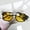 Black frame yellow film, variant on Men's and women's square high-end sunglasses, new model aviator double-beam 2026 black