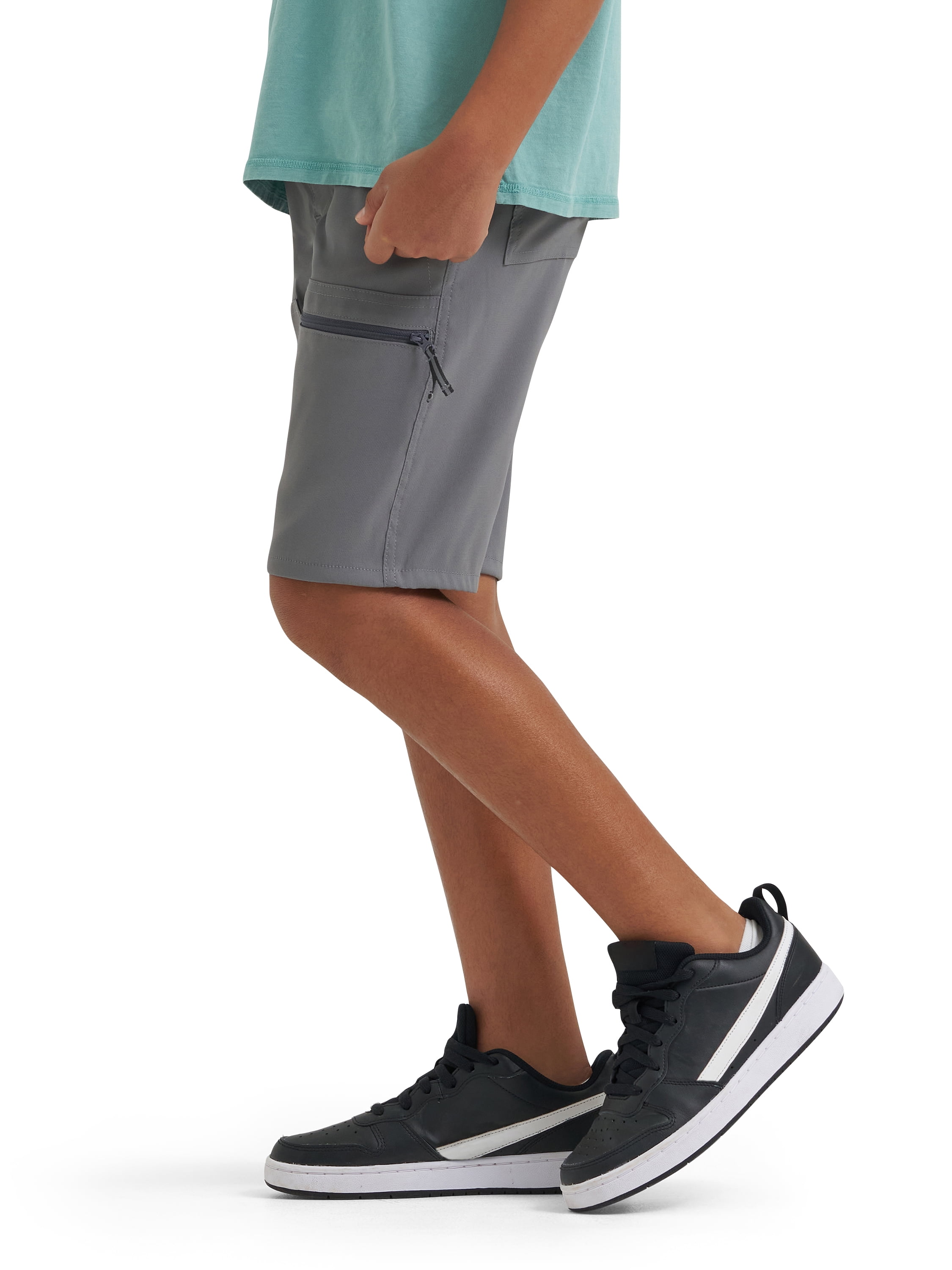 Wrangler® Boy's Tech Cargo Shorts with Screen Cleaner, Sizes XS-2XL & Husky