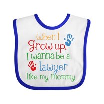Inktastic Lawyer Like Mommy Boys or Girls Baby Bib