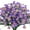 Purple, variant on LAVA 8 Bundles Artificial Flowers UV Resistant Faux Lavender Flowers for Outdoor Indoor Wedding Garden Home Decor Purple