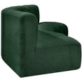 thumbnail image 6 of Meridian Furniture Arc Green Boucle Fabric Modular Sectional, 6 of 7