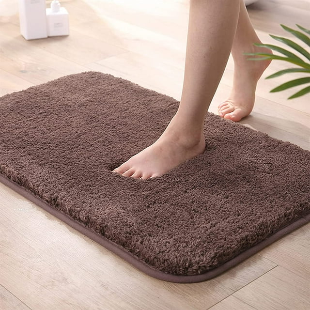 Bath Mats Non Slip Bathroom Mats Shower Mat Absorbent Bathroom Rug Small Rug Door Mat Inside Kitchen Rugs Carpet Mat for Bathroom Bedroom Kitchen Entrance