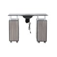 thumbnail image 4 of Manicure Table GLASGLOW Dark Gray Salon Nail Table Salon Furniture & Equipment, 4 of 8