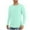 Mint Green, variant on Alkepwun Mens Long Sleeve Sun Shirts Rash Guard UPF 50+ UV SPF Fishing Running Swim Shirts Lightweight Quick Dry
