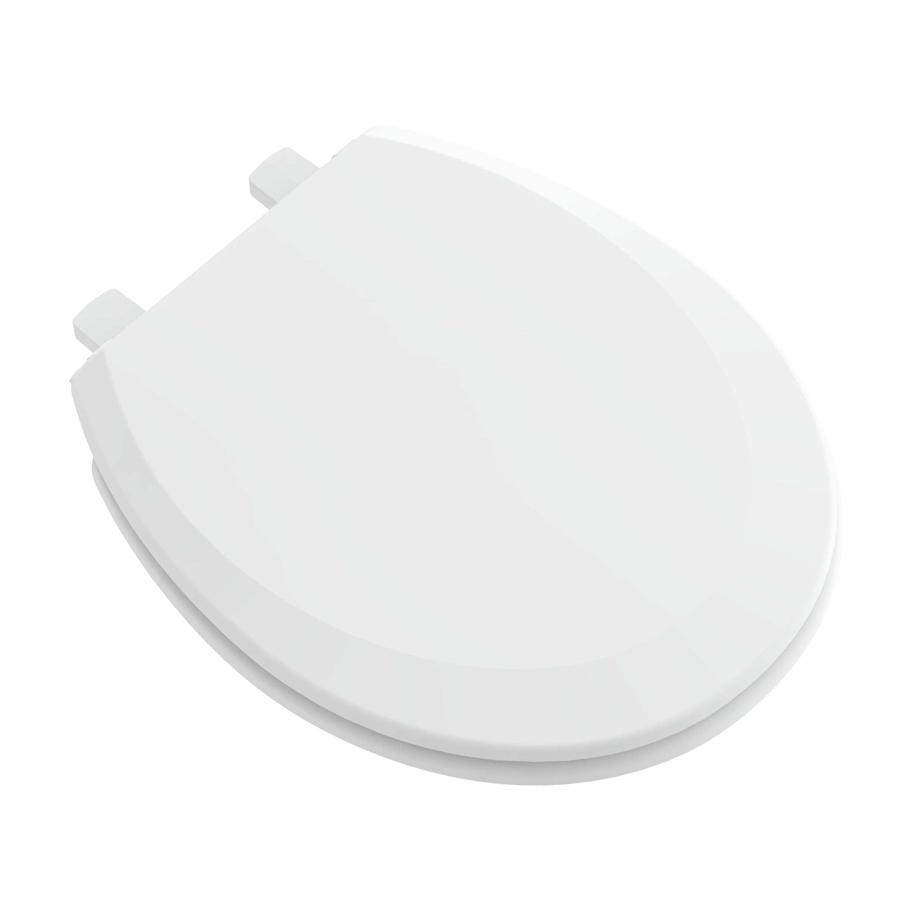 Mainstays Plastic Round Toilet Seat, Daisy White photo 7
