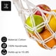 thumbnail image 4 of Hamaca de frutas – Cesta colgante debajo del gabinete – Incluye ganchos – Organización y almacenamiento para ahorrar espacio – Cesta de frutas y red vegetal para cocina – Soporte para hamaca de, 4 of 6