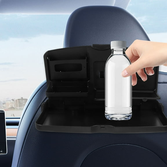 Raindrops  Backseat Cup Holder for Suv Truck Organizers and Storage Travel Black