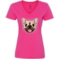 thumbnail image 3 of Inktastic French Bulldog Dog Women's V-Neck T-Shirt, 3 of 5