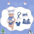 thumbnail image 2 of TIMIFIS Doll Baby Enamel Doll 7-Inch Mini Enamel Doll Children's Toy Action & Toy Figures, 2 of 9