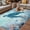 Turquoise, variant on Coastal Anchor Blue Outdoor Rug for Patio/Deck/Porch, Non-Slip Large Area Rug 6 x 9 Ft, Summer Beach Nautical Coral Starfish Indoor Outdoor Rugs Washable Area Rugs, Camping Rug Carpet Runner