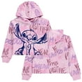thumbnail image 3 of Disney Lilo & Stitch Girls Hoodie - Stitch Skimmer Pull Over Hoodie- Little and Big Girl Sizes 4-16 Light Pink, 3 of 7
