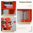 thumbnail image 4 of Face Frame Clamp Mini: 2PCS Adjustable Cabinetry Clamp Cabinet Woodworking Tool, 4 of 5