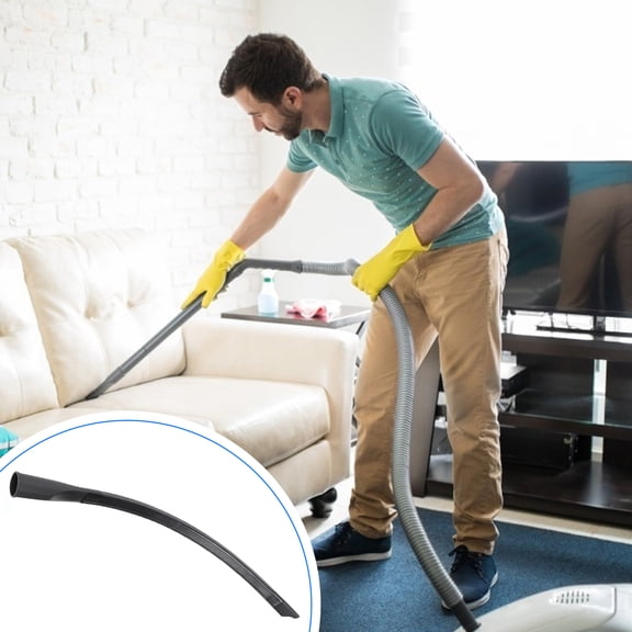 TEHAUX Flexible Crevice Tool for Vacuum Cleaner Black Attachment for Cabinets Sofas and Car Corners