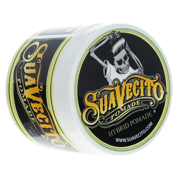 Suavecito Hybrid Pomade 4 oz, 1 Pack - Hair Pomade For Men - Medium Hold High Shine Hybrid Water And Oil Formula - Reworkable - Easy To Wash Out - All Day Hold For All Hair Styles