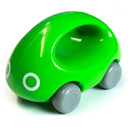 Rolling Toys For Kids Mini Go Car, Green, Mini toy car with rolling wheels and built-in handle for easy play By Kid O ()