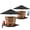 Black 2 pack, variant on Bird Feeders for Outdoors Hanging Birds Feeder Wild Birds Seed, Black 2 Pack B