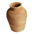 thumbnail image 4 of Hand Woven Rattan Flower Basket Vase Ornaments Plant Container Dried Flower Vase, 4 of 8