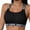 AB127 Black, variant on Stretch Letter Band Bralette For Women Comfortable Support Seamless Soft Wireless Bra For Everyday Wear