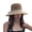 Khaki, variant on D-GROEE Women Straw Hat Beach Sun Cap Flower Decor Lady Braided for Travel Decoration Summer Vacation Soft Lightweight and Breathable