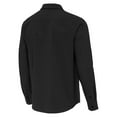 thumbnail image 3 of Men's Antigua Black Indiana Hoosiers Exposure Woven Long Sleeve Button-Up Shirt, 3 of 3