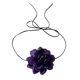 thumbnail image 1 of Collar Gargantilla de Flores Shaofei Morado 160 cm, 1 of 4