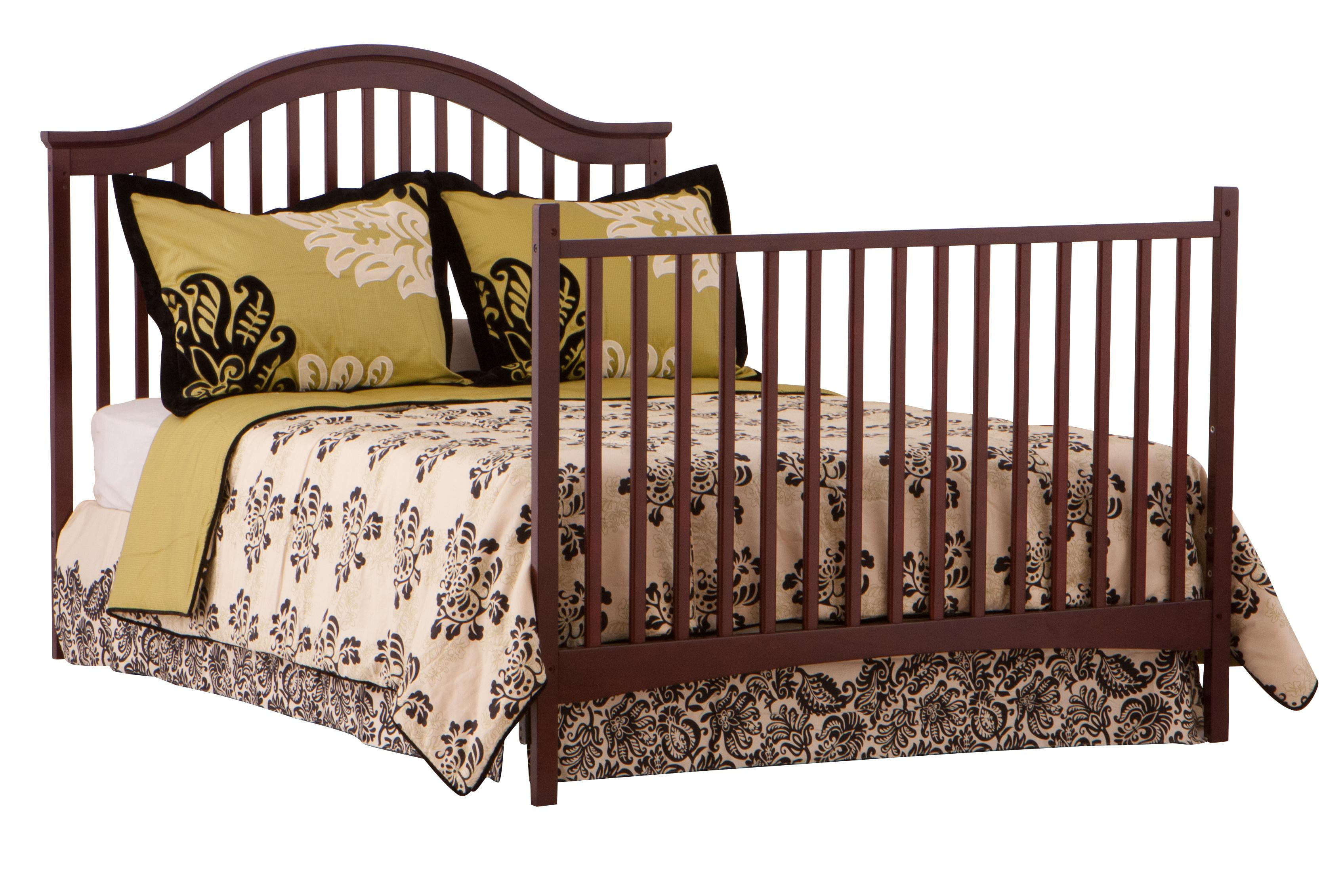Storkcraft Ravena Fixed Side Convertible Crib In Espresso