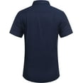 thumbnail image 4 of Men's Casual Button Down Shirt Business Chambray Dress Shirt, 4 of 6